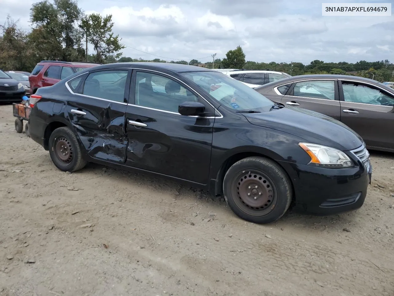 3N1AB7APXFL694679 2015 Nissan Sentra S