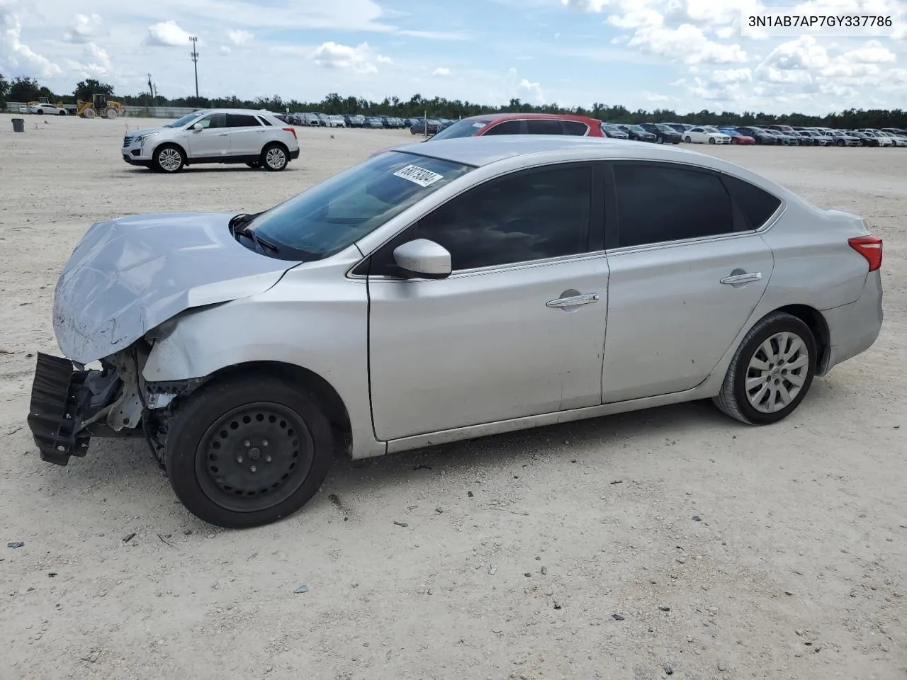 2016 Nissan Sentra S VIN: 3N1AB7AP7GY337786 Lot: 68079304