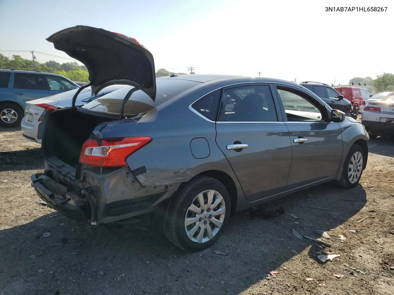 2017 Nissan Sentra S VIN: 3N1AB7AP1HL658267 Lot: 57292204