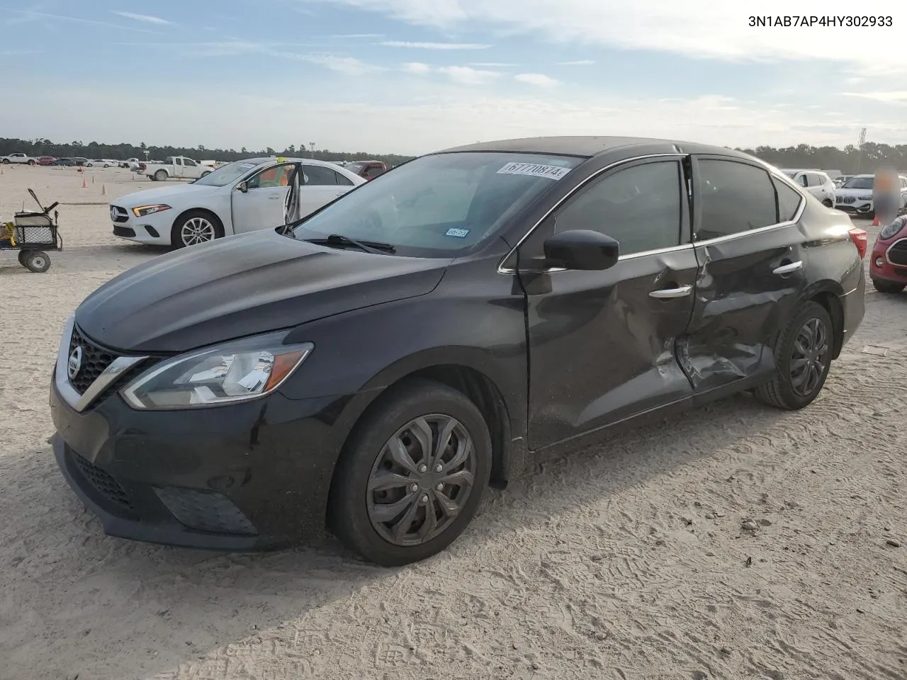 2017 Nissan Sentra S VIN: 3N1AB7AP4HY302933 Lot: 67770874