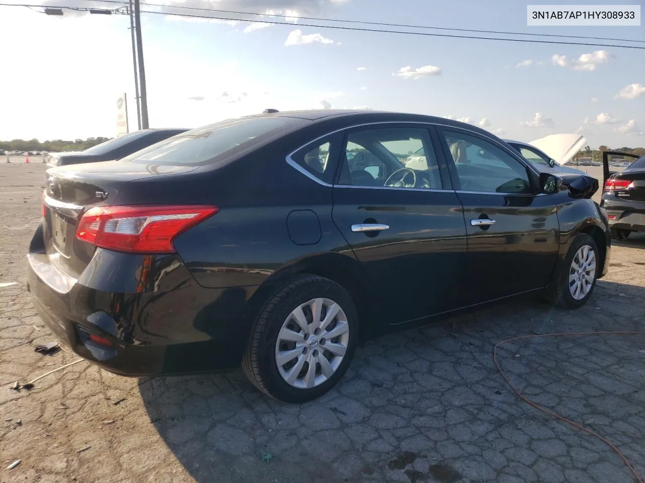 2017 Nissan Sentra S VIN: 3N1AB7AP1HY308933 Lot: 71180134