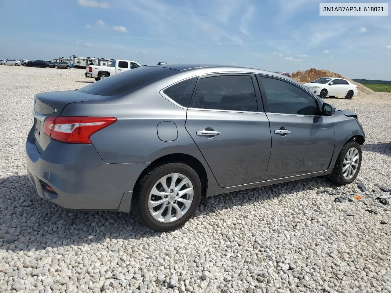 2018 Nissan Sentra S VIN: 3N1AB7AP3JL618021 Lot: 65710264