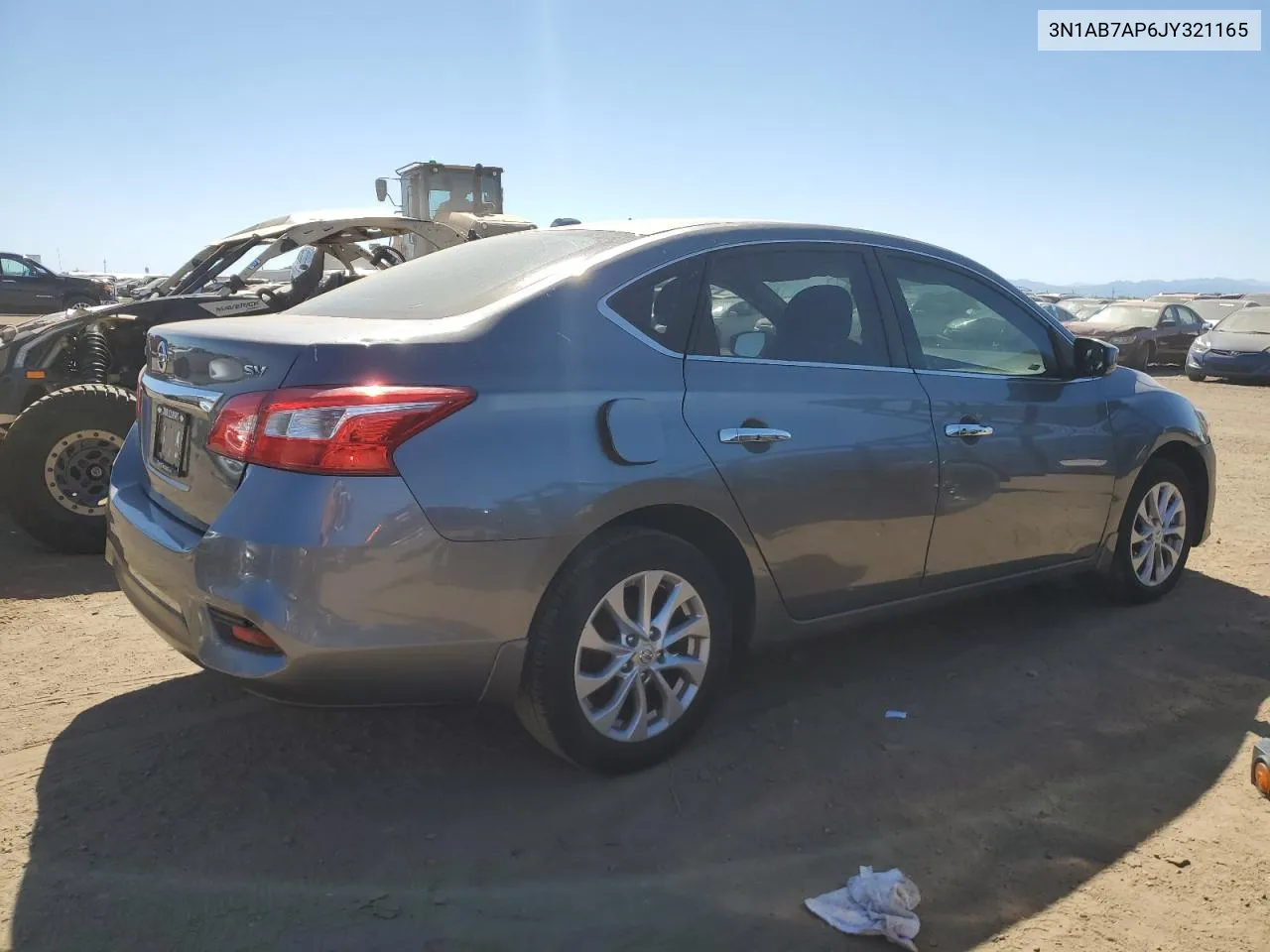 2018 Nissan Sentra S VIN: 3N1AB7AP6JY321165 Lot: 72087814