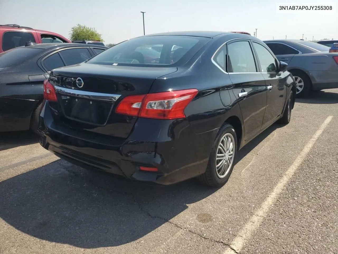 2018 Nissan Sentra S VIN: 3N1AB7AP0JY255308 Lot: 72289064