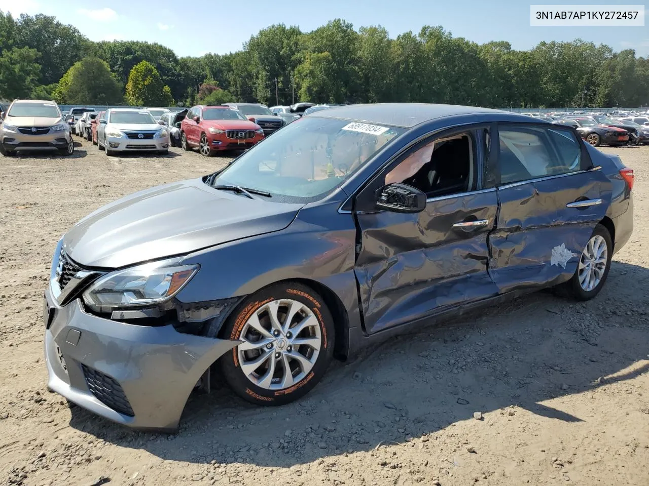 3N1AB7AP1KY272457 2019 Nissan Sentra S