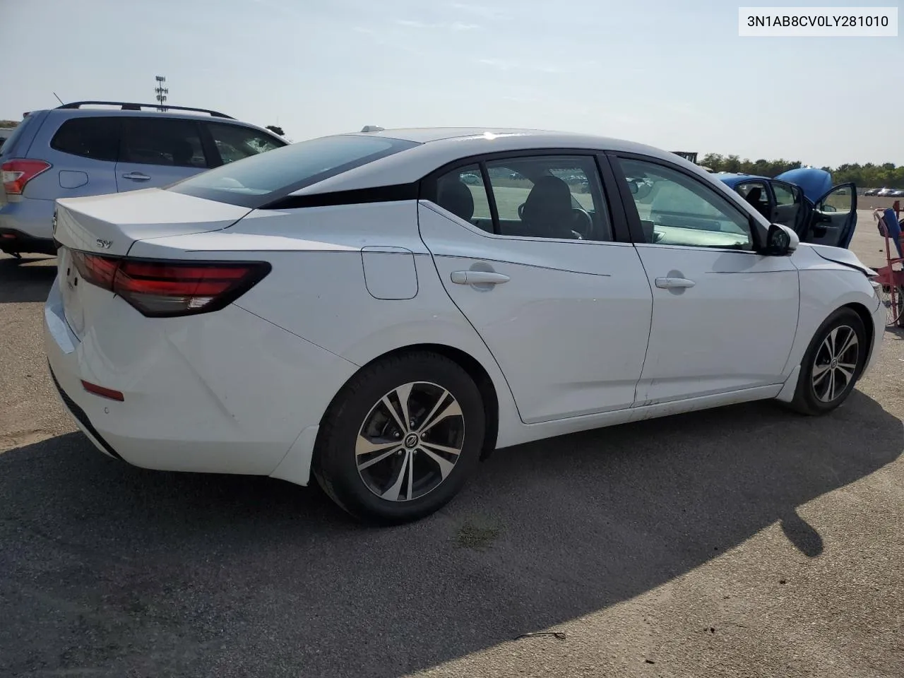 2020 Nissan Sentra Sv VIN: 3N1AB8CV0LY281010 Lot: 71935014