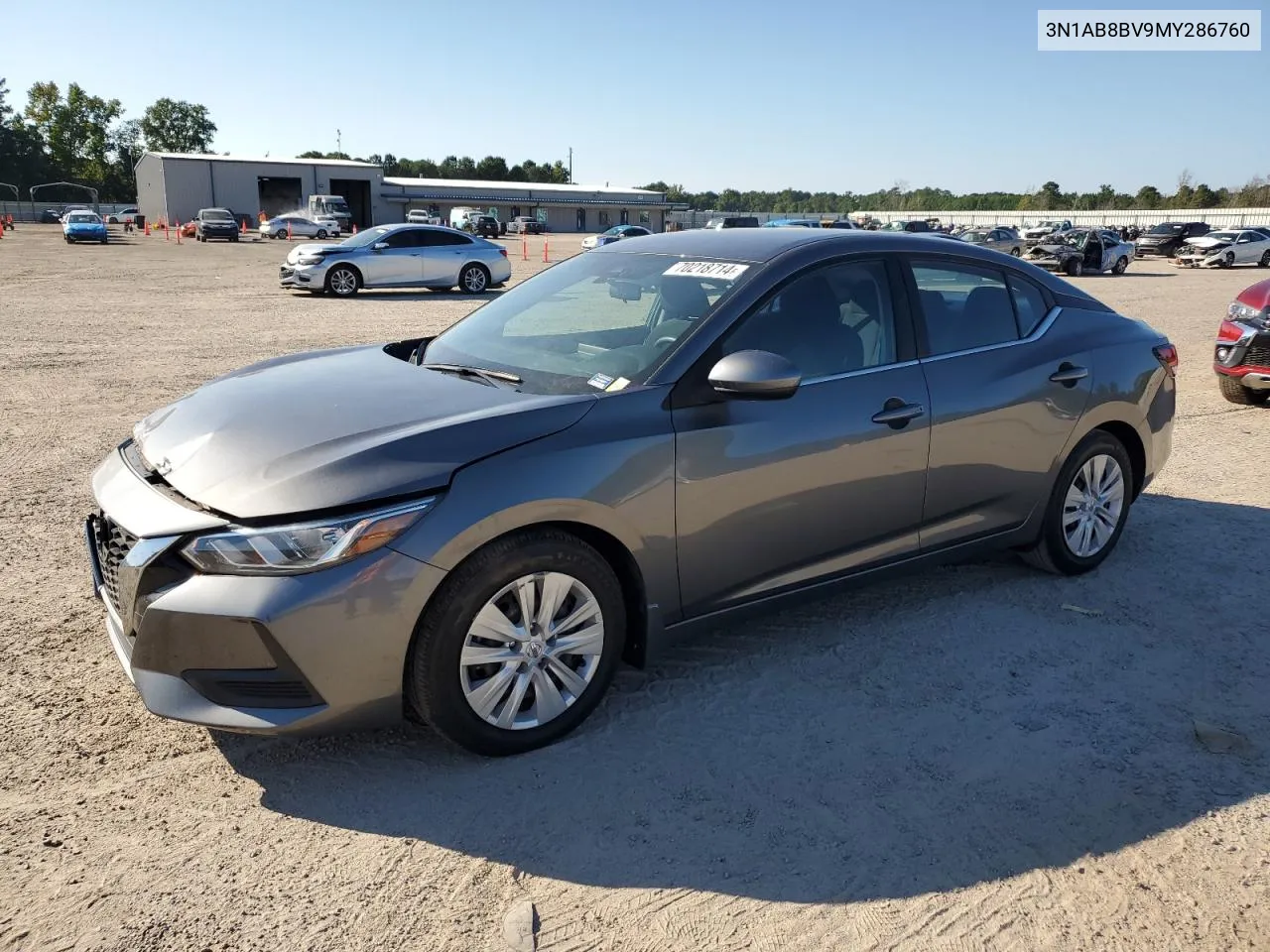 2021 Nissan Sentra S VIN: 3N1AB8BV9MY286760 Lot: 70218714