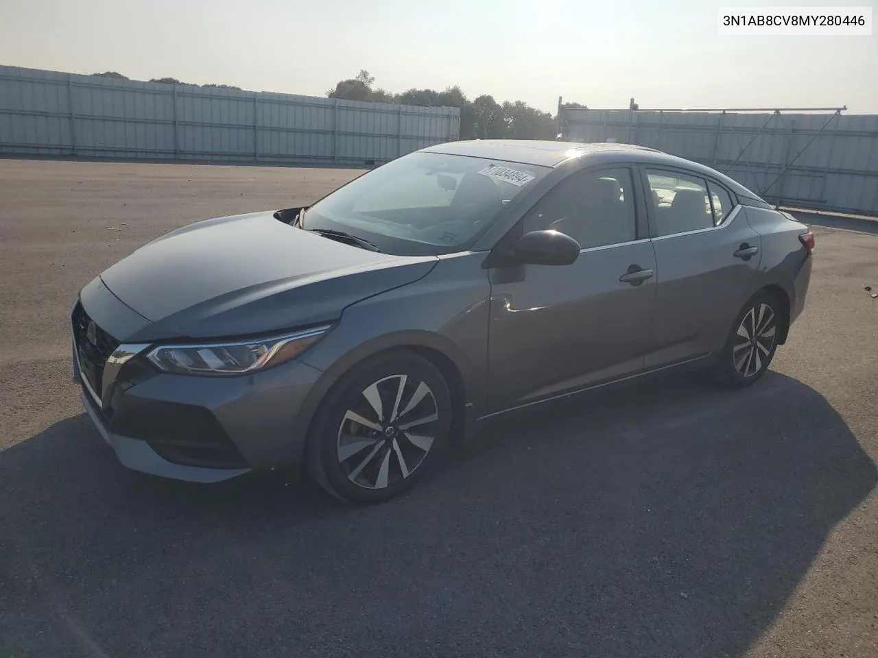 2021 Nissan Sentra Sv VIN: 3N1AB8CV8MY280446 Lot: 71034894