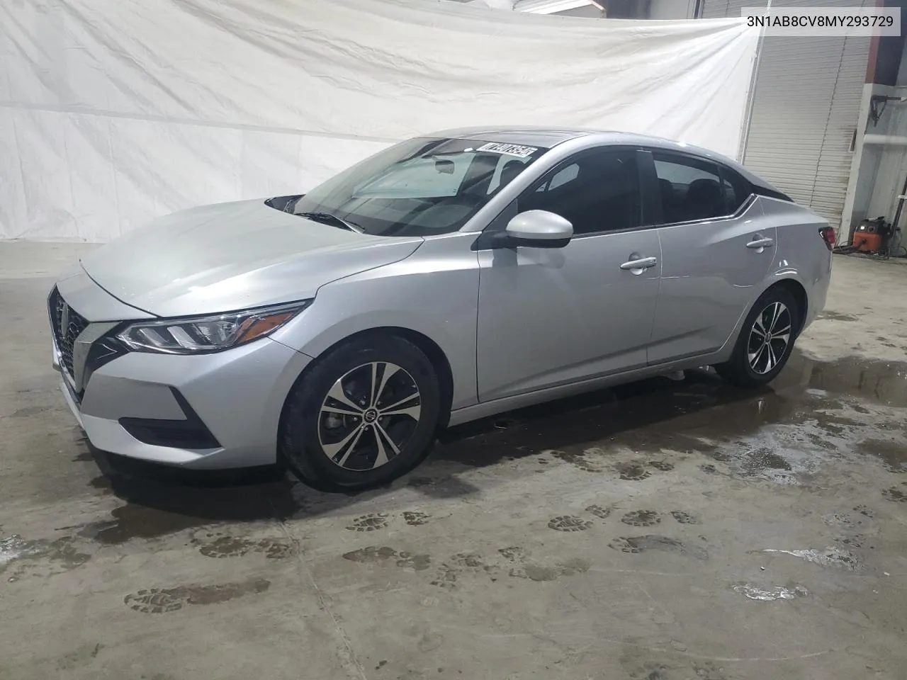 2021 Nissan Sentra Sv VIN: 3N1AB8CV8MY293729 Lot: 71407354