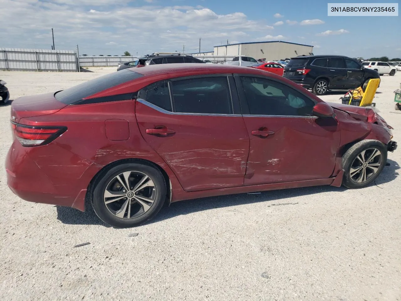 2022 Nissan Sentra Sv VIN: 3N1AB8CV5NY235465 Lot: 70976054