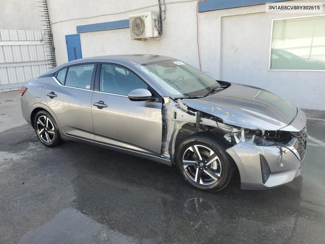 2024 Nissan Sentra Sv VIN: 3N1AB8CV8RY302615 Lot: 72412584