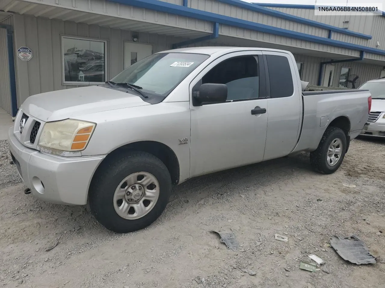 2004 Nissan Titan Xe VIN: 1N6AA06B84N508801 Lot: 71203534