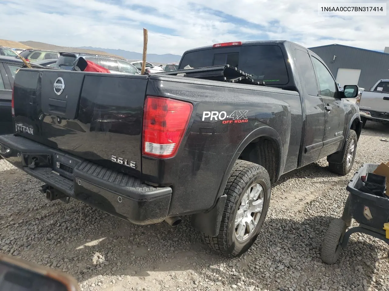 2011 Nissan Titan S VIN: 1N6AA0CC7BN317414 Lot: 71110574