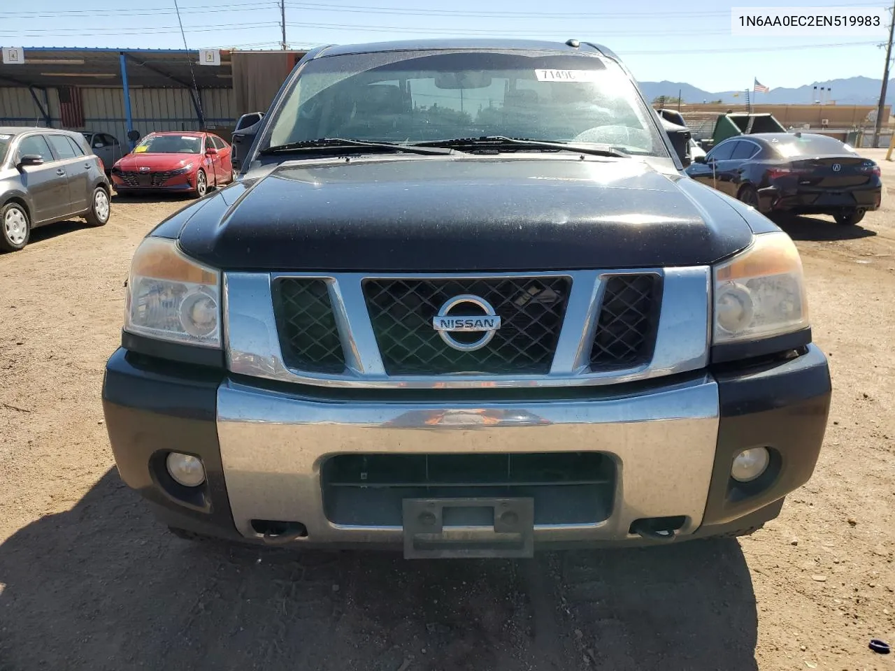 2014 Nissan Titan S VIN: 1N6AA0EC2EN519983 Lot: 71496934