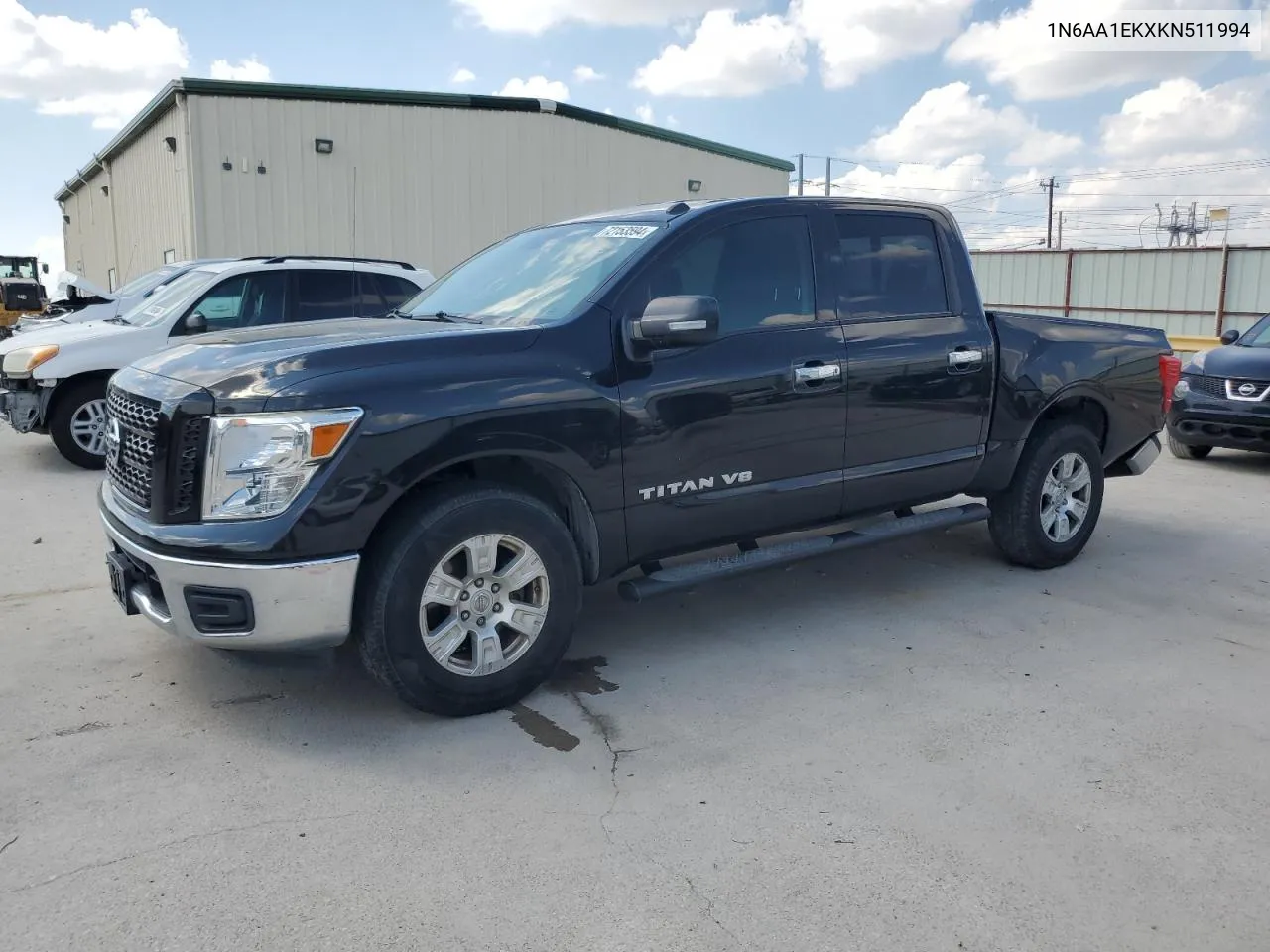 1N6AA1EKXKN511994 2019 Nissan Titan S