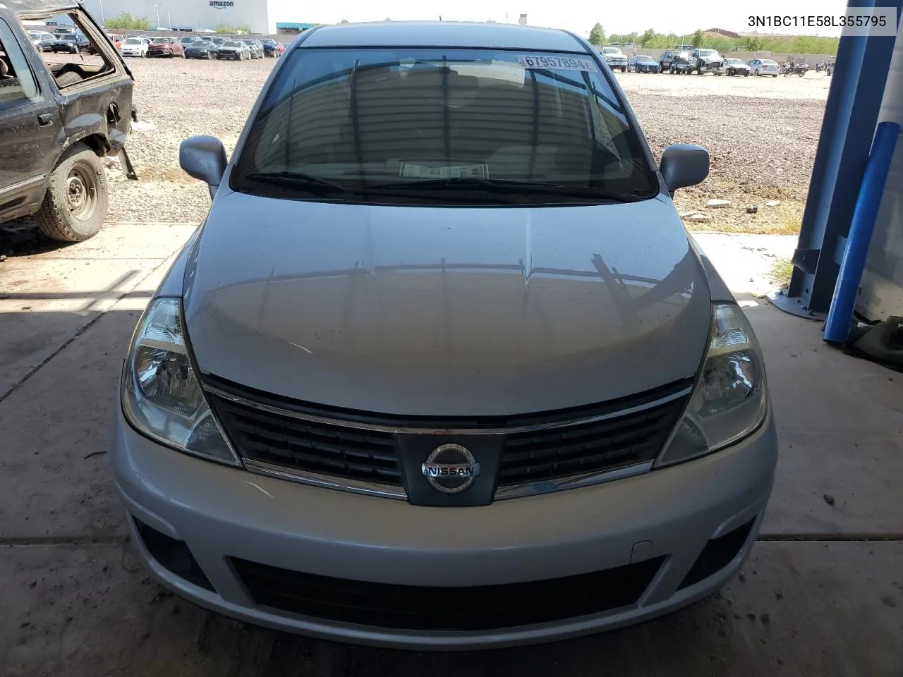 2008 Nissan Versa S VIN: 3N1BC11E58L355795 Lot: 67957894