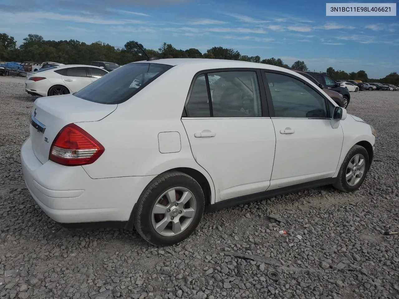 3N1BC11E98L406621 2008 Nissan Versa S