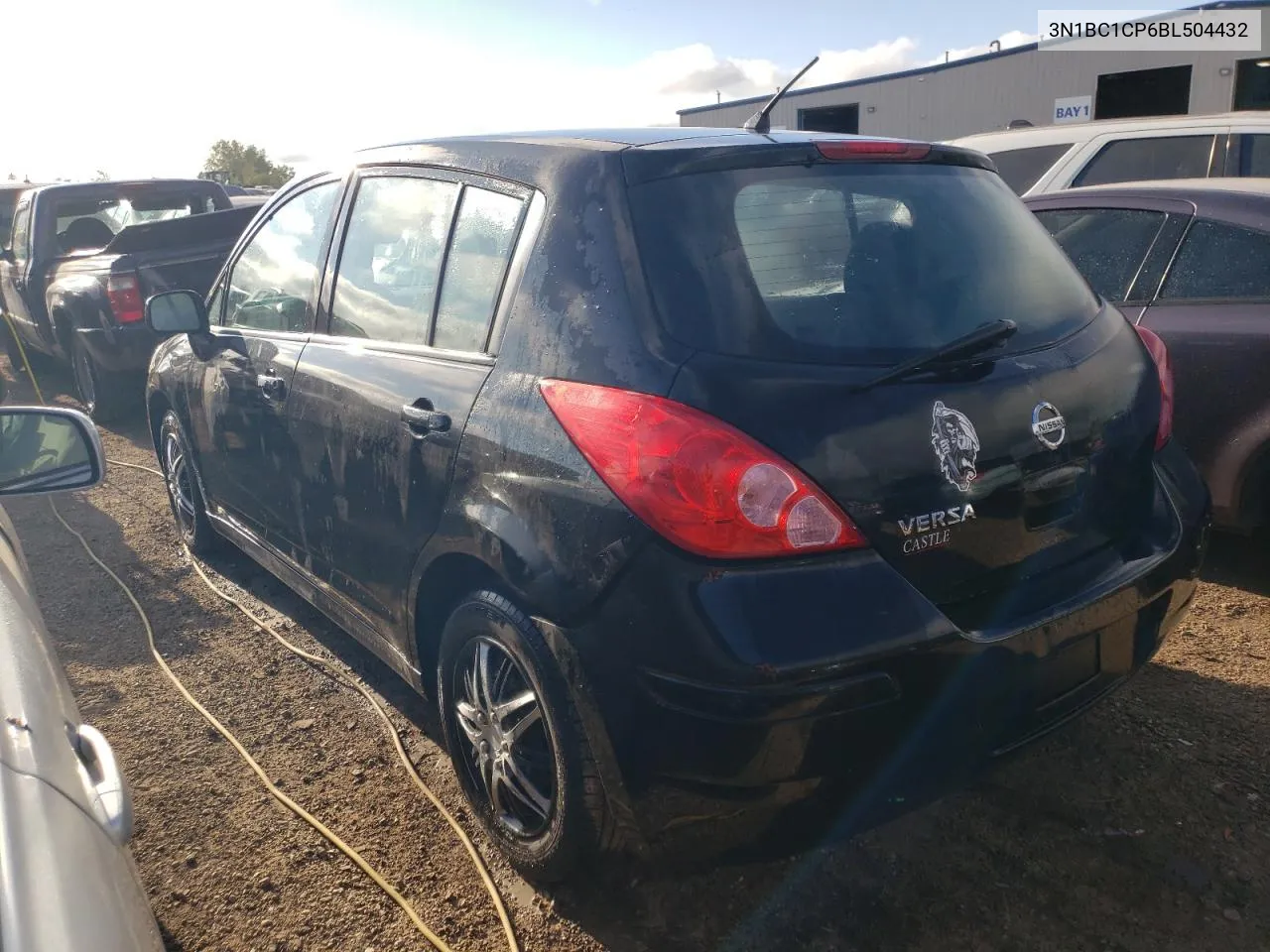 3N1BC1CP6BL504432 2011 Nissan Versa S