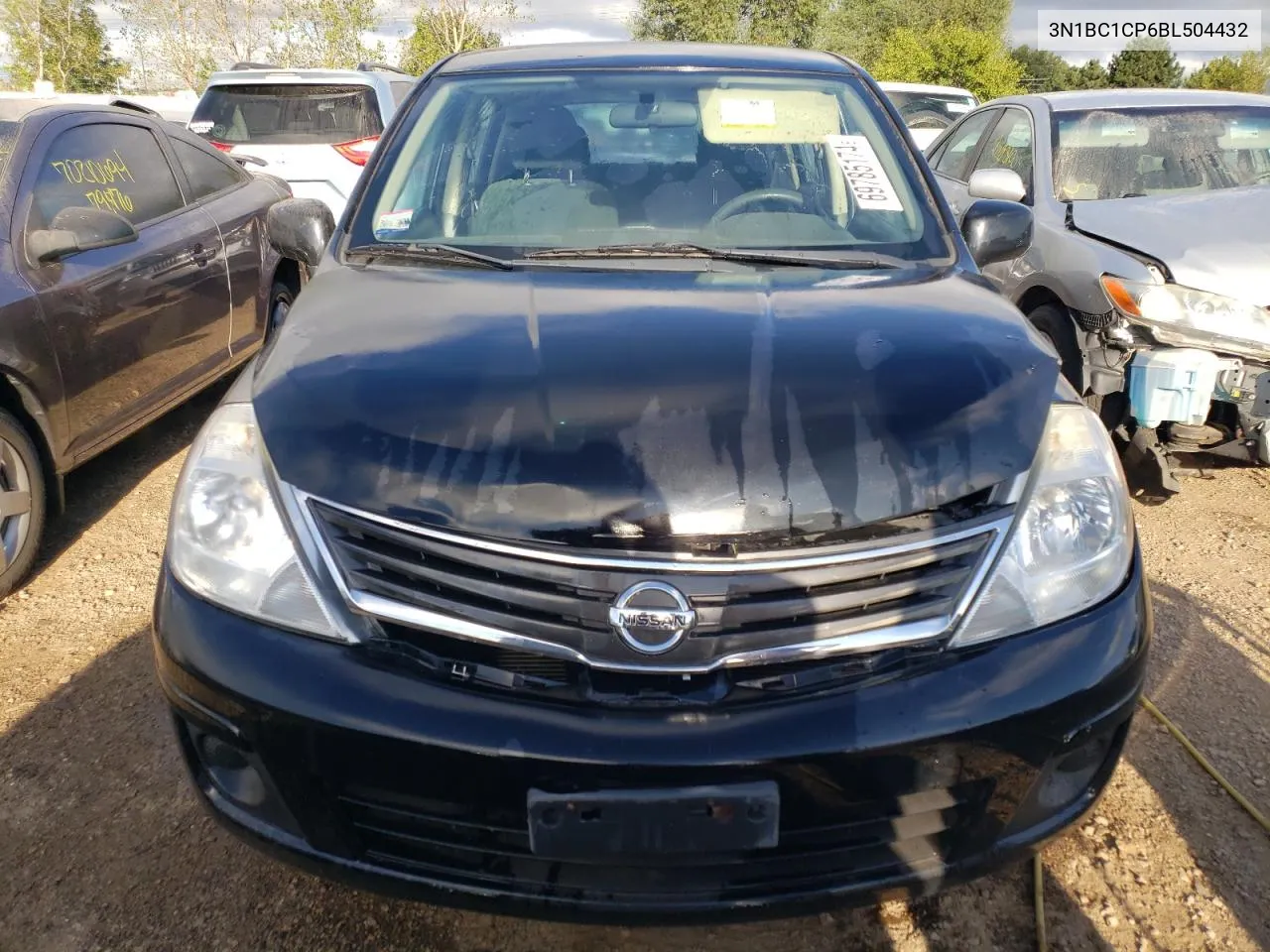 2011 Nissan Versa S VIN: 3N1BC1CP6BL504432 Lot: 69785174