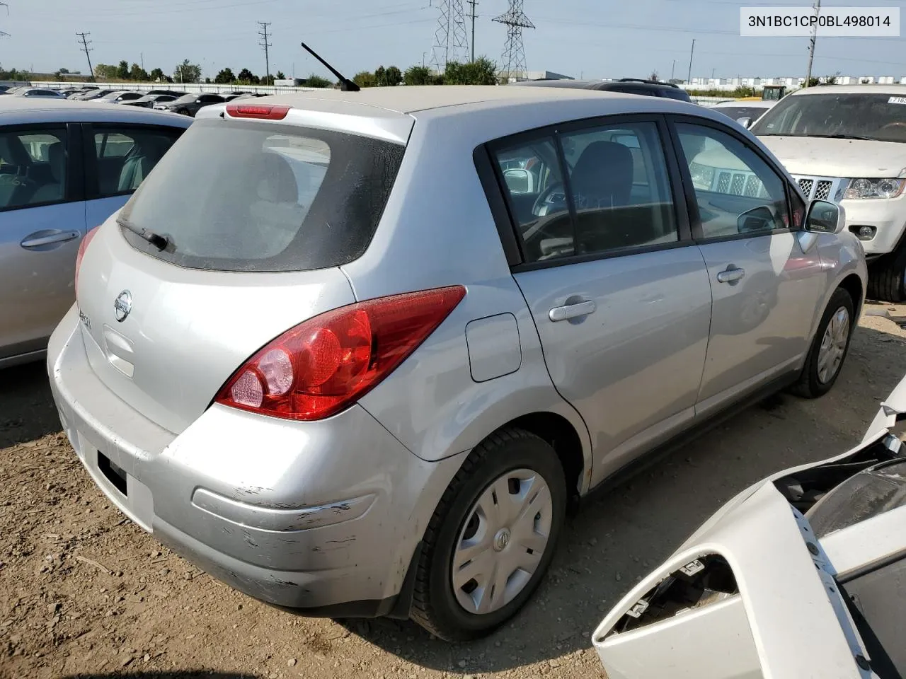 2011 Nissan Versa S VIN: 3N1BC1CP0BL498014 Lot: 71492794