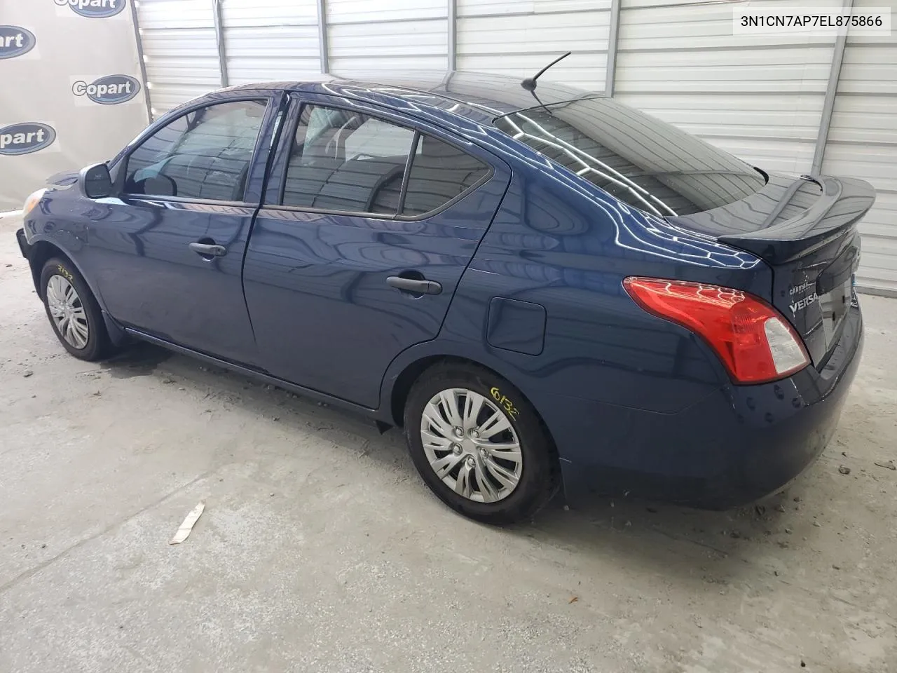 2014 Nissan Versa S VIN: 3N1CN7AP7EL875866 Lot: 68078854