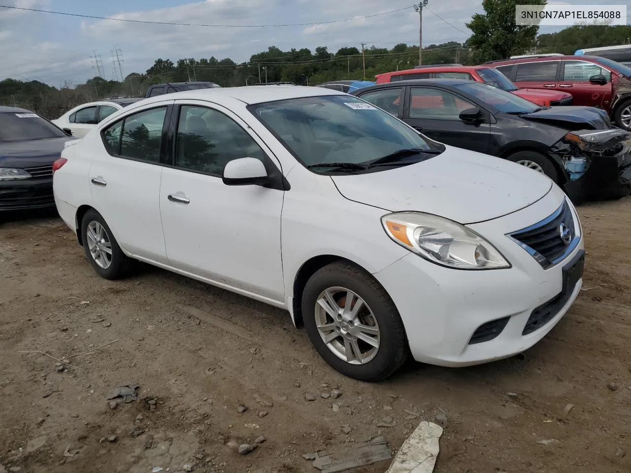 2014 Nissan Versa S VIN: 3N1CN7AP1EL854088 Lot: 70561154