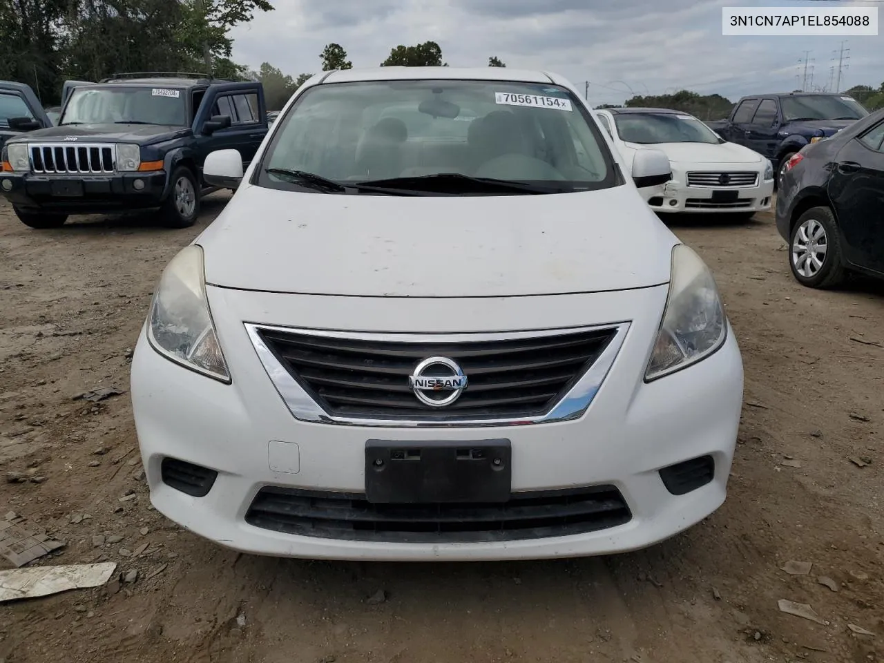 2014 Nissan Versa S VIN: 3N1CN7AP1EL854088 Lot: 70561154