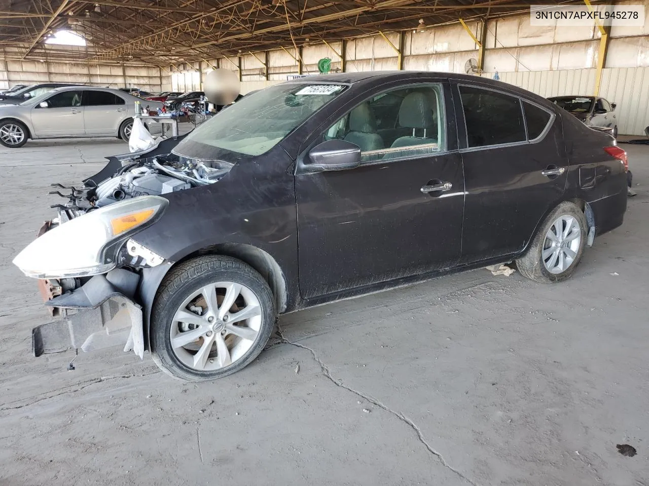 2015 Nissan Versa S VIN: 3N1CN7APXFL945278 Lot: 71567034