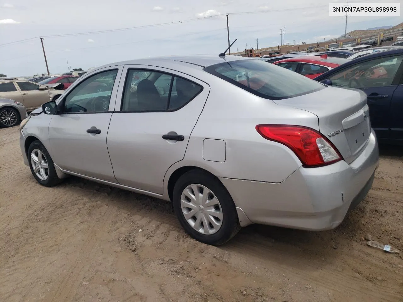 3N1CN7AP3GL898998 2016 Nissan Versa S