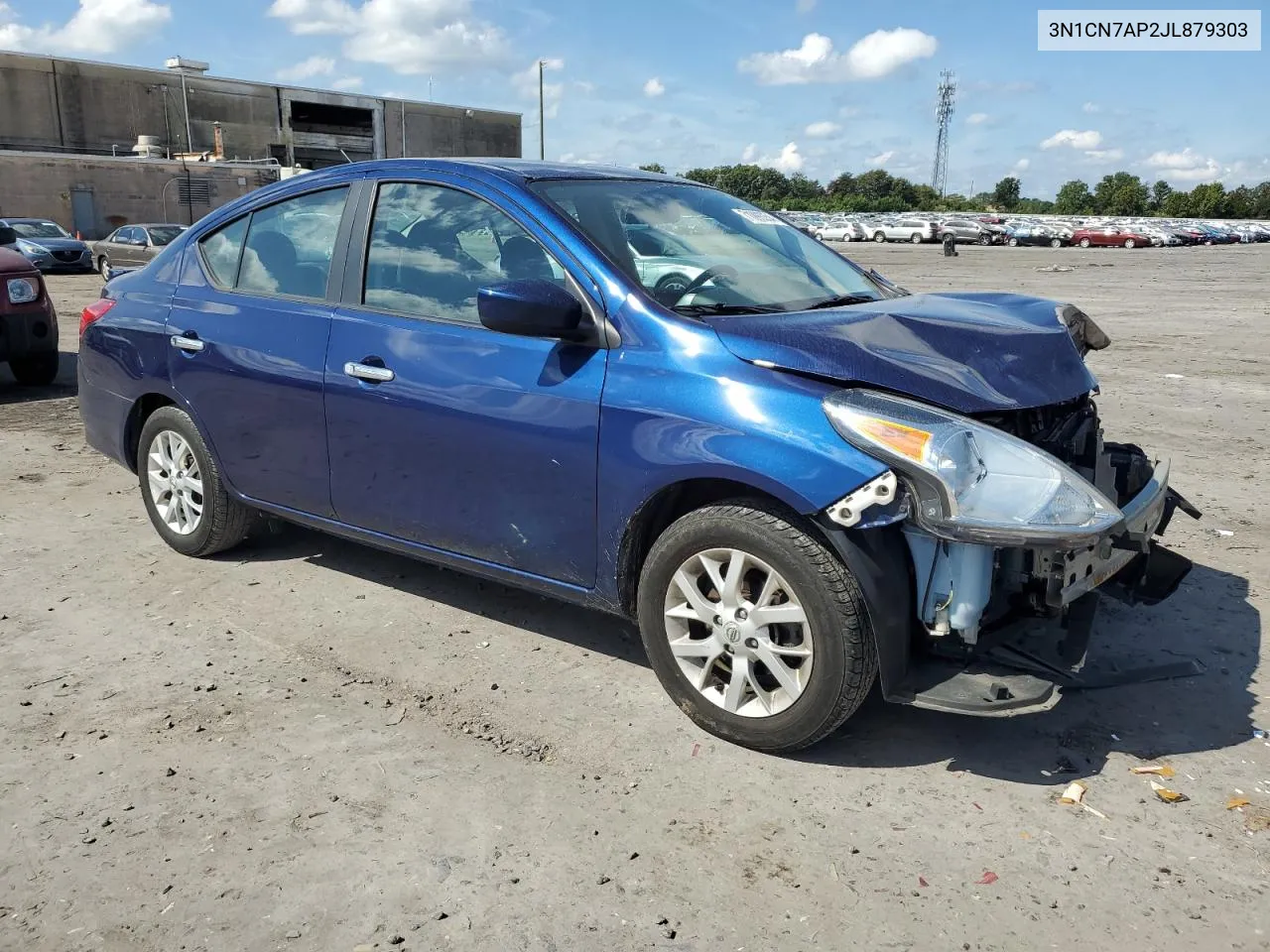 2018 Nissan Versa S VIN: 3N1CN7AP2JL879303 Lot: 71098054