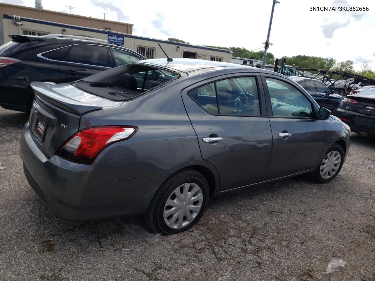 2019 Nissan Versa S VIN: 3N1CN7AP3KL862656 Lot: 53694154