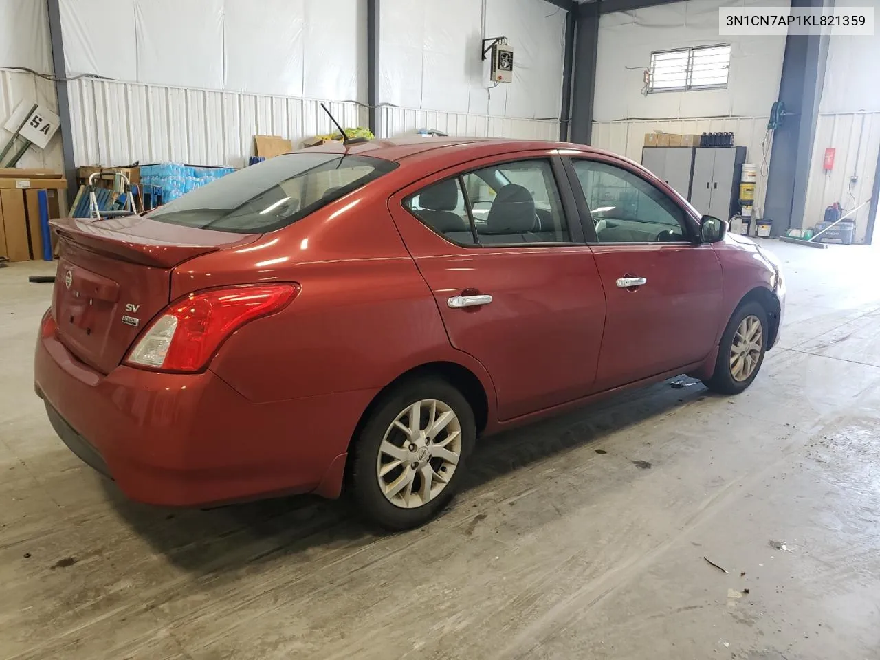 2019 Nissan Versa S VIN: 3N1CN7AP1KL821359 Lot: 62874014