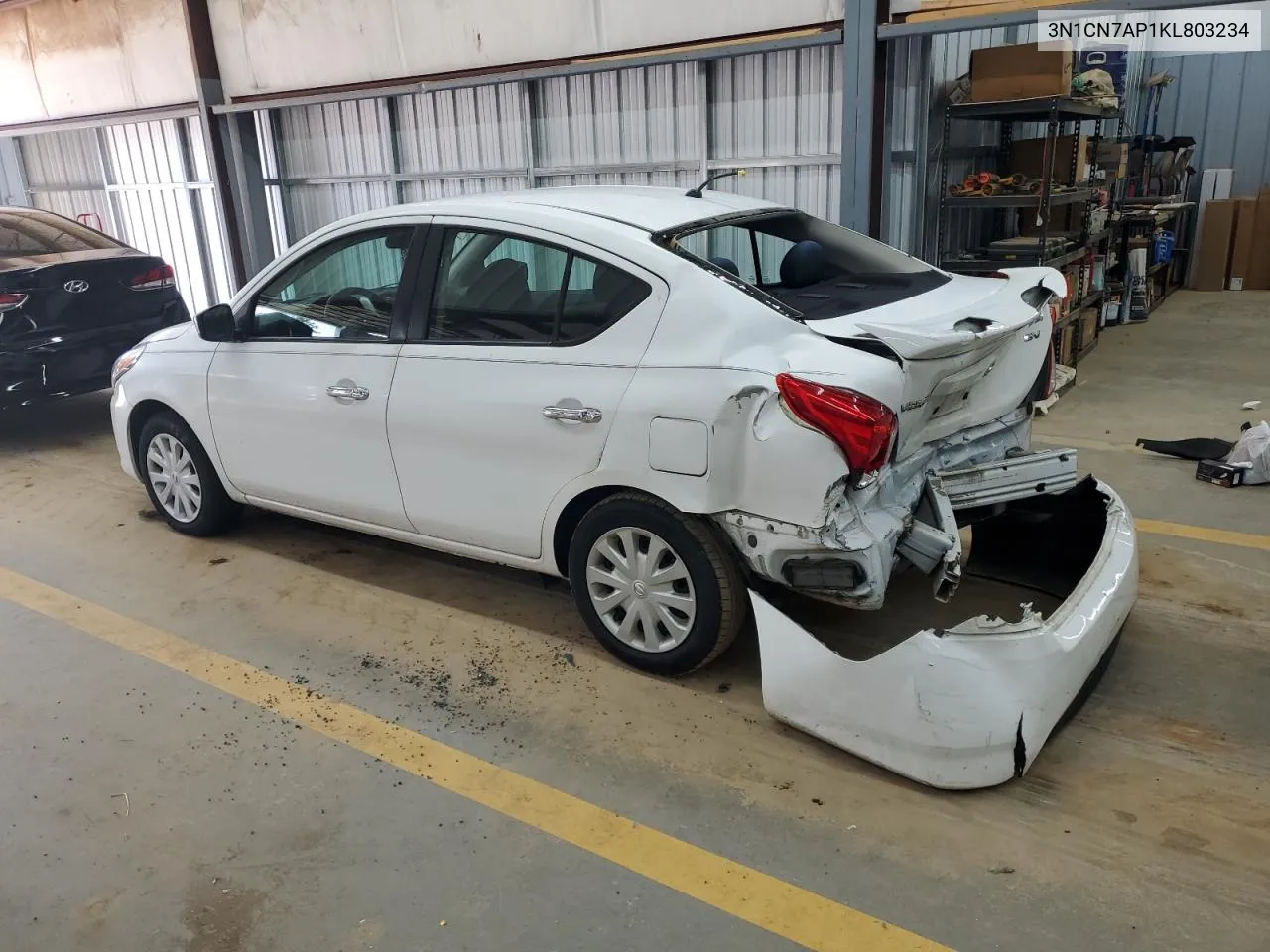 2019 Nissan Versa S VIN: 3N1CN7AP1KL803234 Lot: 69868304