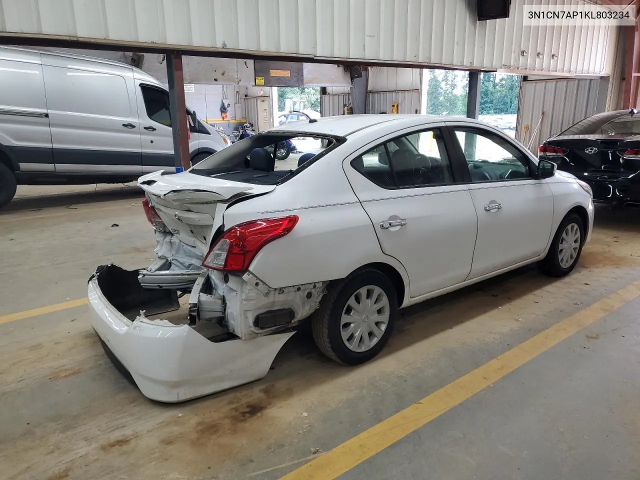 2019 Nissan Versa S VIN: 3N1CN7AP1KL803234 Lot: 69868304