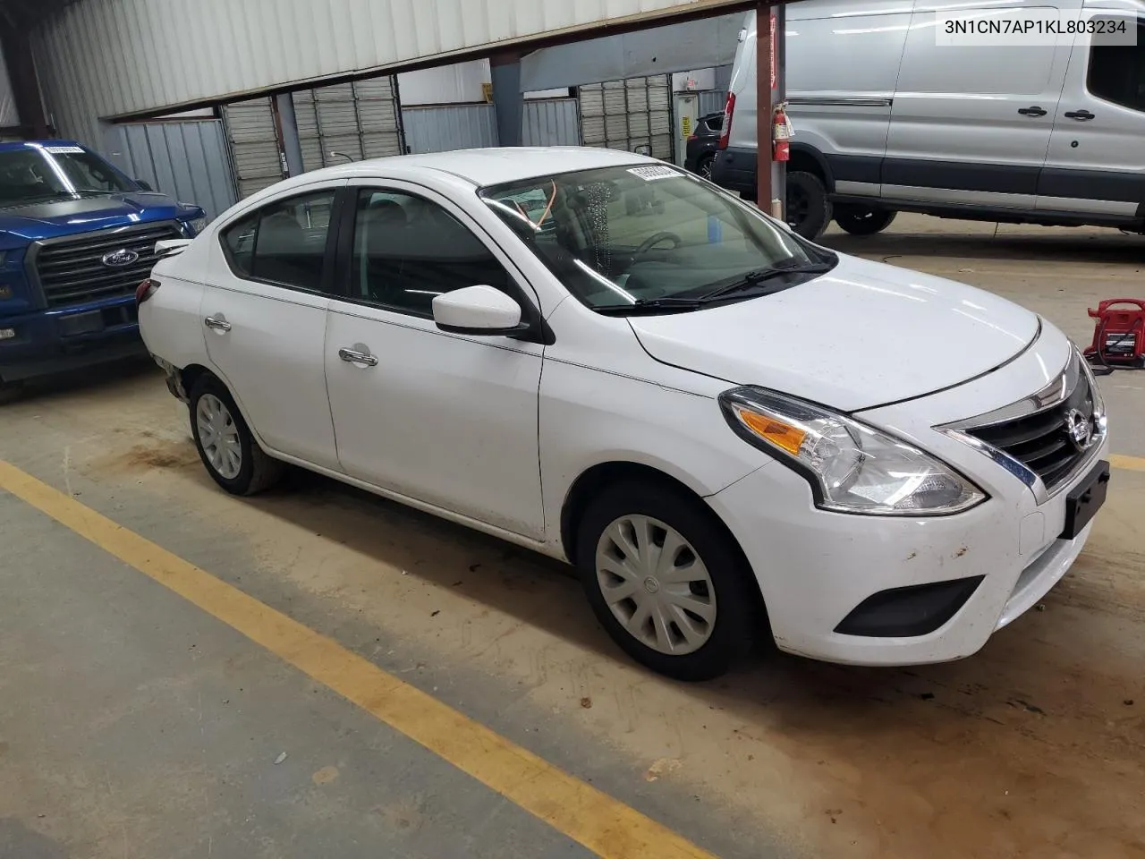 2019 Nissan Versa S VIN: 3N1CN7AP1KL803234 Lot: 69868304