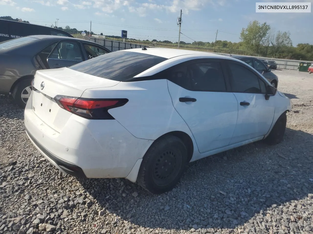 2020 Nissan Versa S VIN: 3N1CN8DVXLL895137 Lot: 70804724