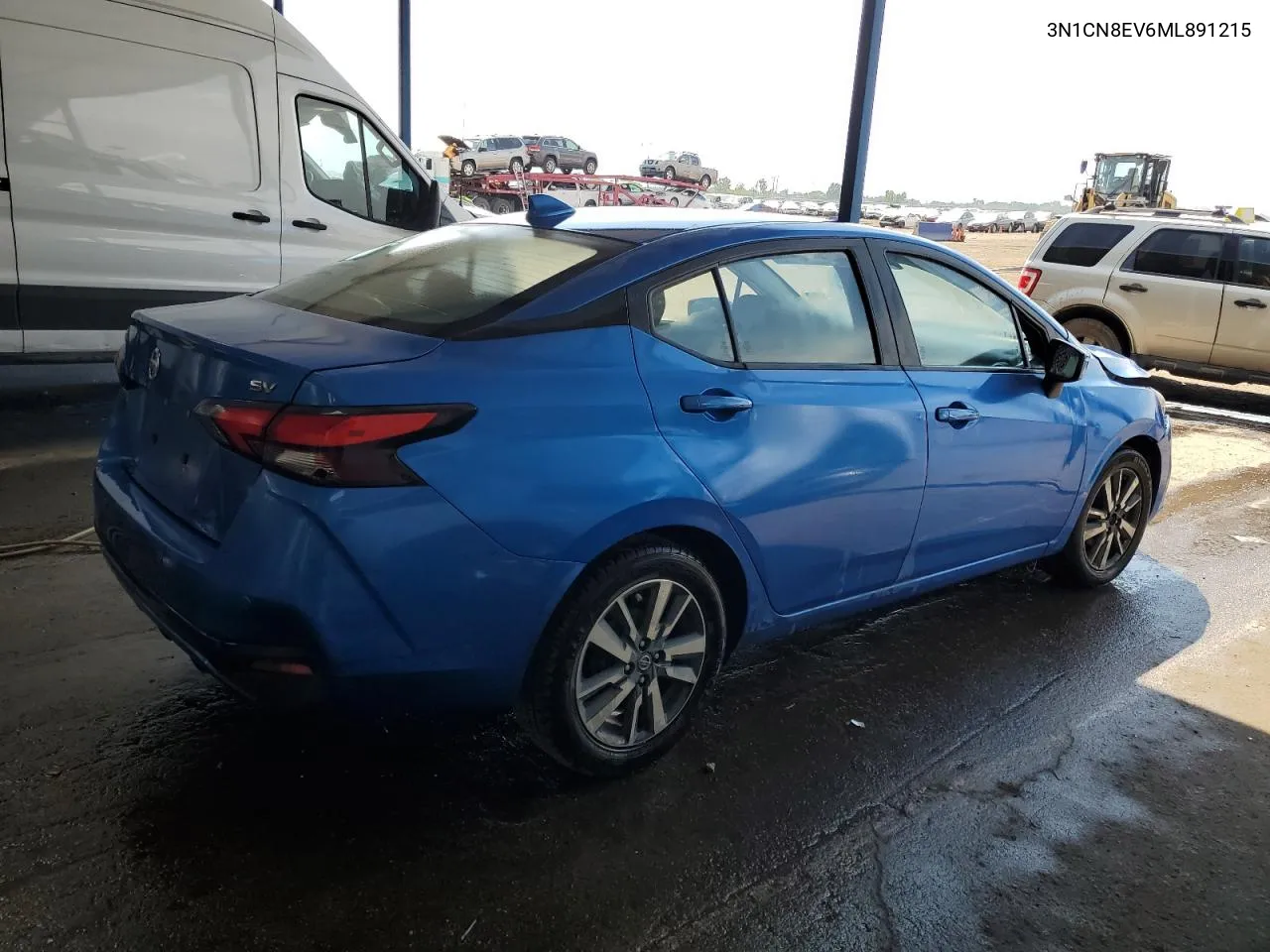 2021 Nissan Versa Sv VIN: 3N1CN8EV6ML891215 Lot: 67333764