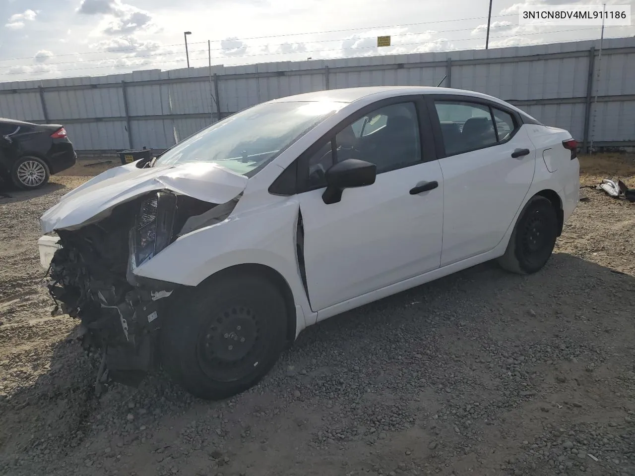 2021 Nissan Versa S VIN: 3N1CN8DV4ML911186 Lot: 71982564