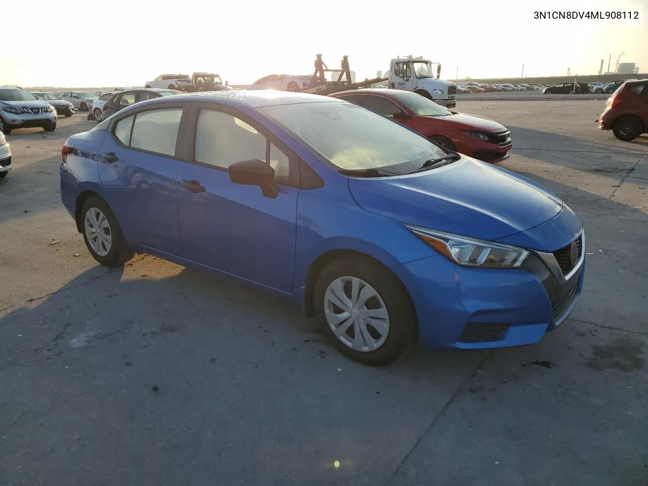 2021 Nissan Versa S VIN: 3N1CN8DV4ML908112 Lot: 72130964