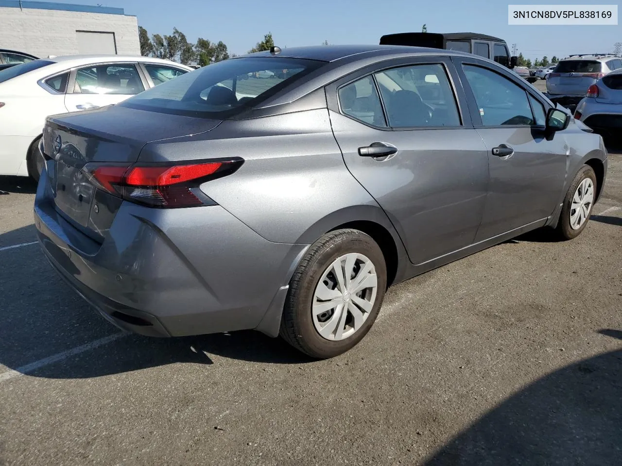 2023 Nissan Versa S VIN: 3N1CN8DV5PL838169 Lot: 72085254