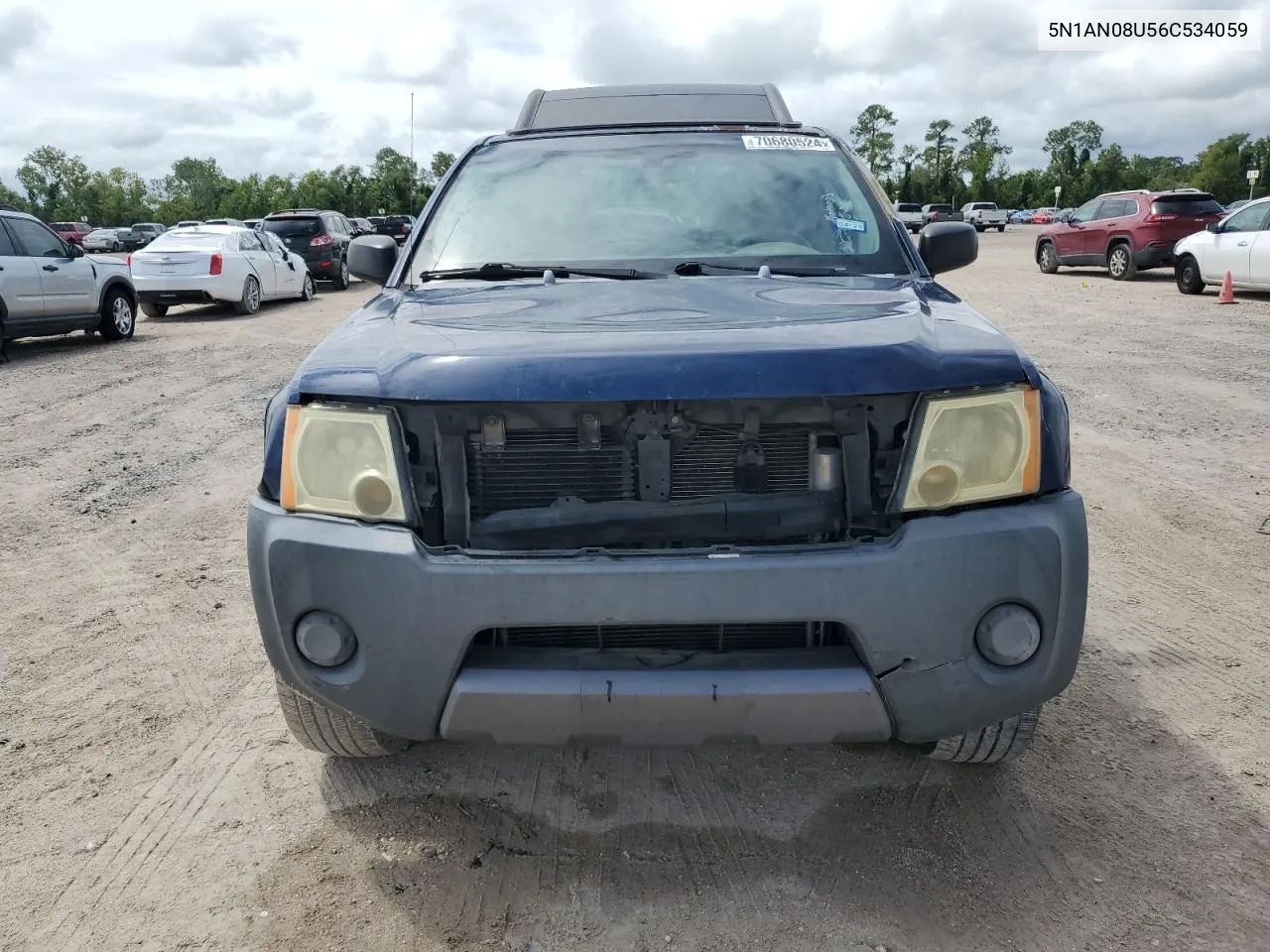 2006 Nissan Xterra Off Road VIN: 5N1AN08U56C534059 Lot: 70680524