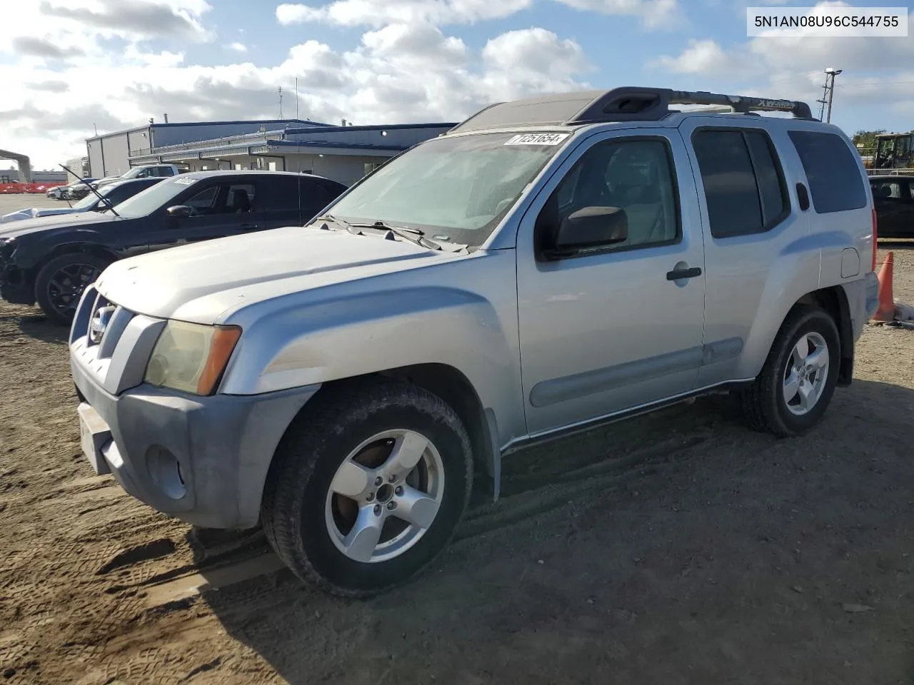 2006 Nissan Xterra Off Road VIN: 5N1AN08U96C544755 Lot: 71251654