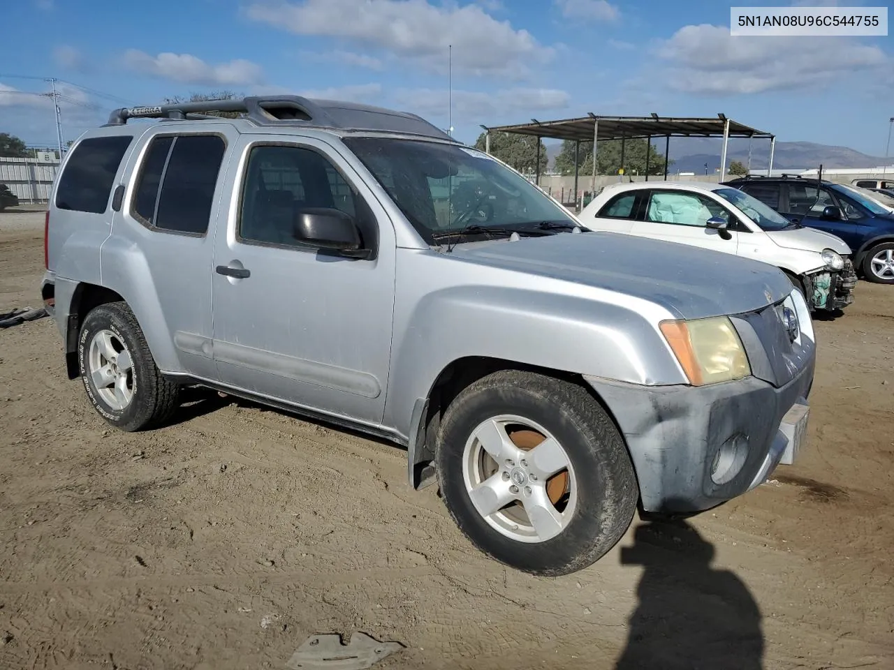 2006 Nissan Xterra Off Road VIN: 5N1AN08U96C544755 Lot: 71251654