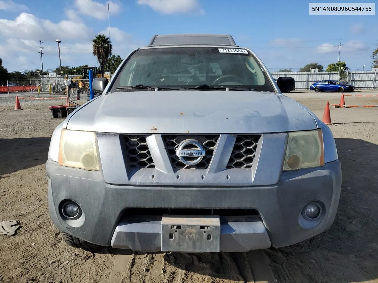 2006 Nissan Xterra Off Road VIN: 5N1AN08U96C544755 Lot: 71251654