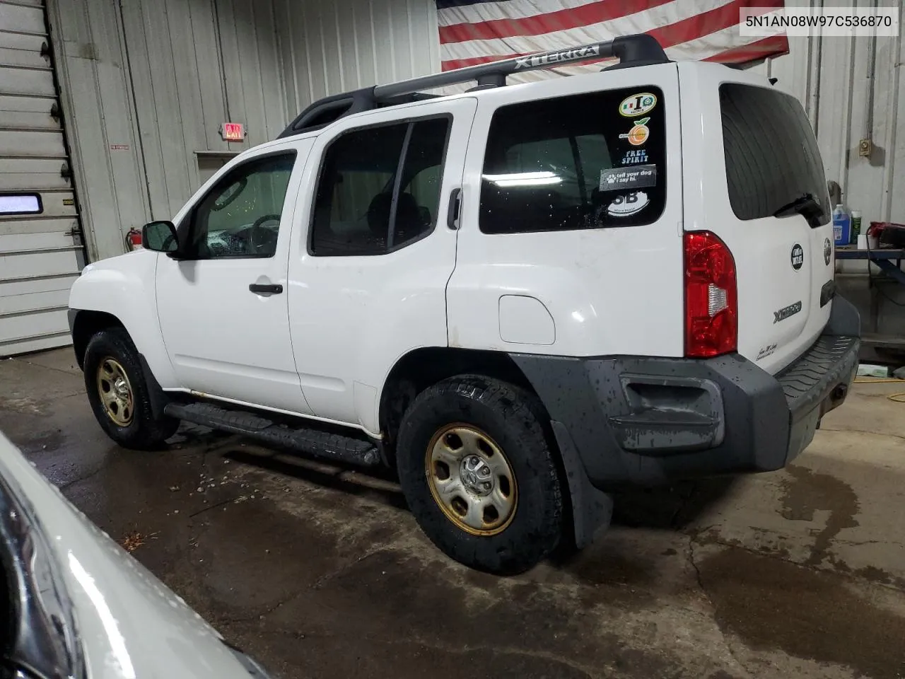 2007 Nissan Xterra Off Road VIN: 5N1AN08W97C536870 Lot: 67017624