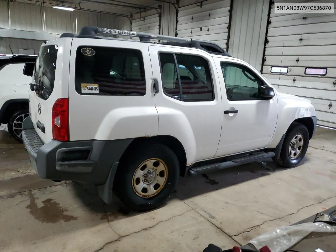 2007 Nissan Xterra Off Road VIN: 5N1AN08W97C536870 Lot: 67017624