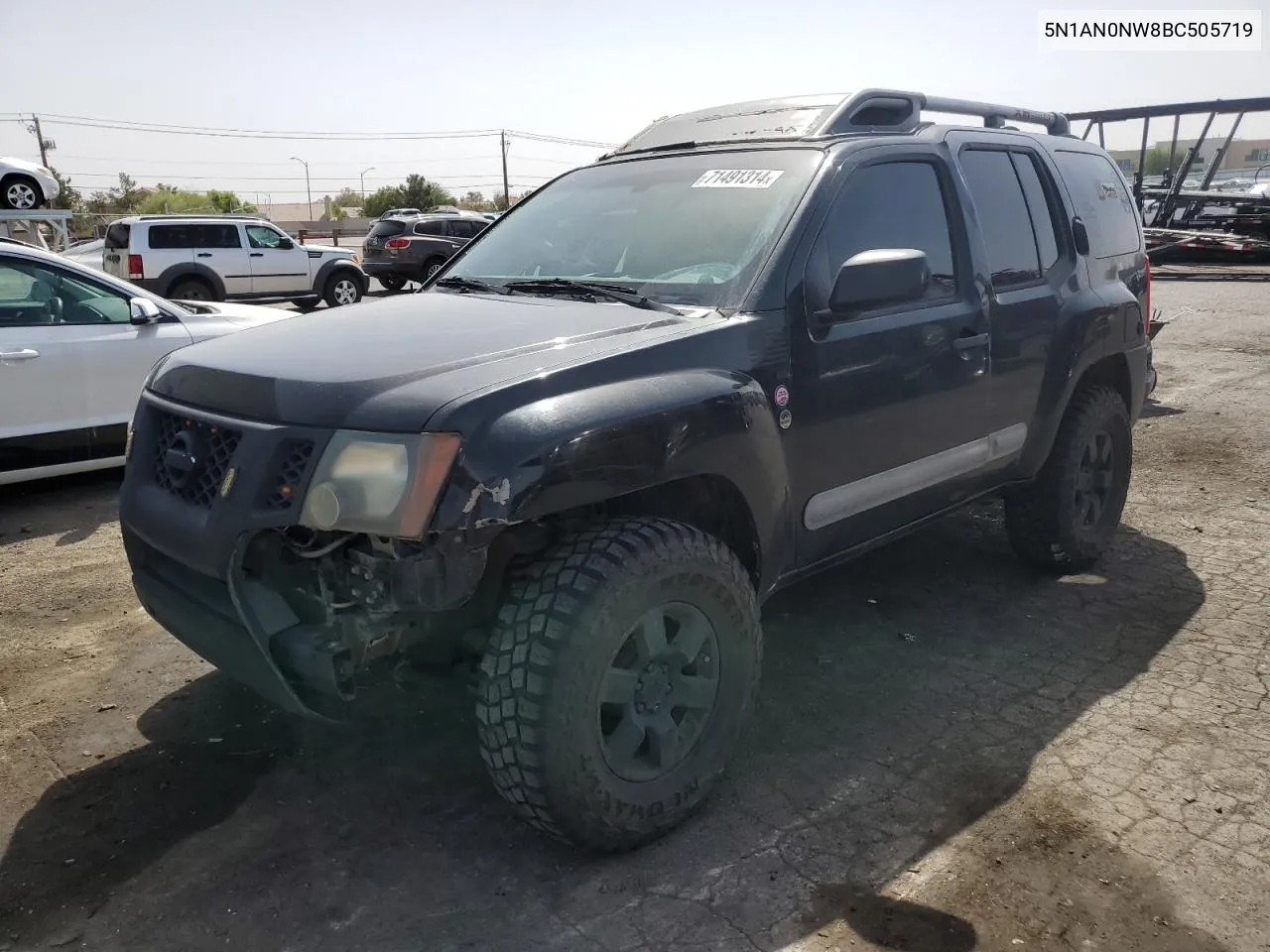 2011 Nissan Xterra Off Road VIN: 5N1AN0NW8BC505719 Lot: 71491314