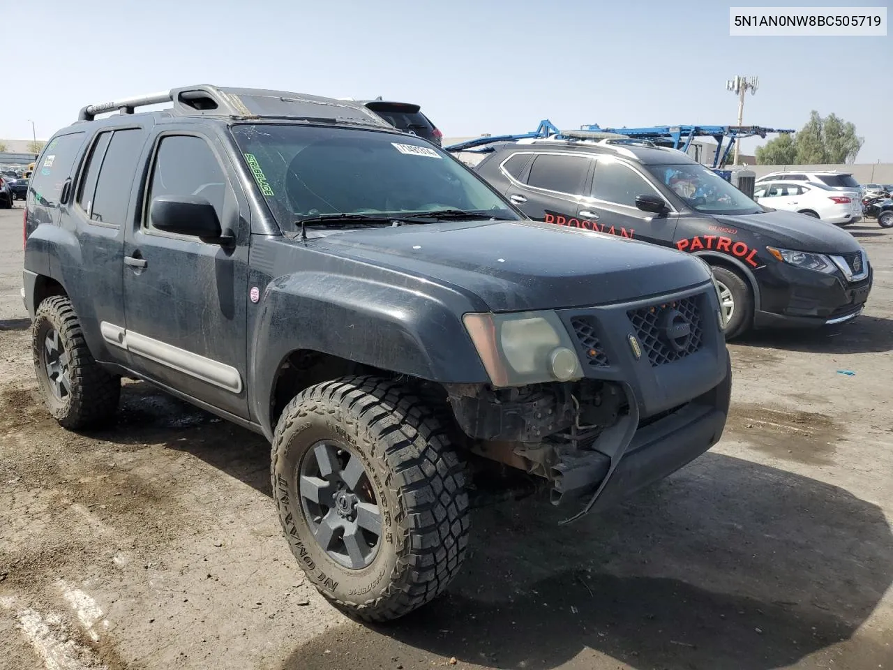 5N1AN0NW8BC505719 2011 Nissan Xterra Off Road