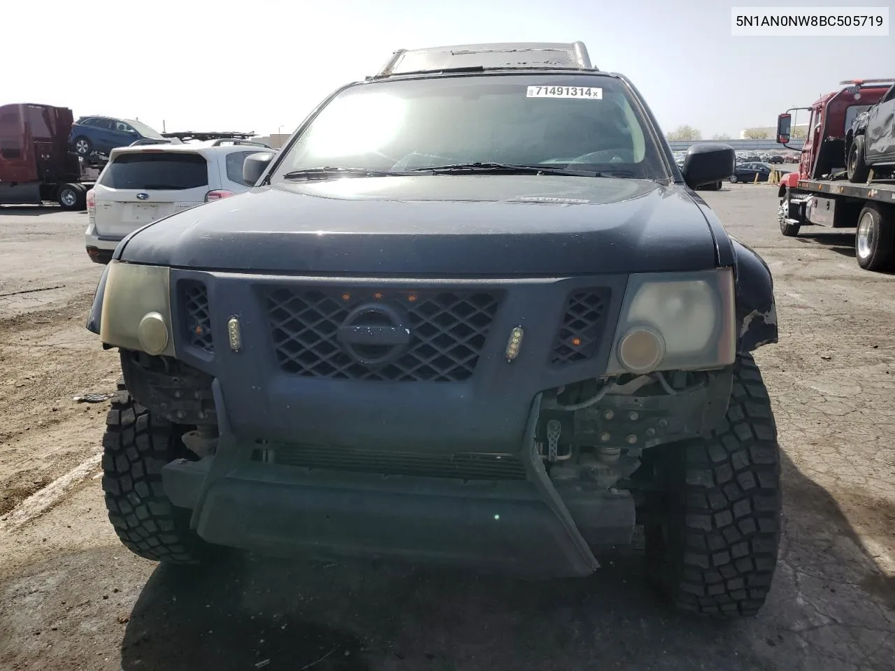 2011 Nissan Xterra Off Road VIN: 5N1AN0NW8BC505719 Lot: 71491314