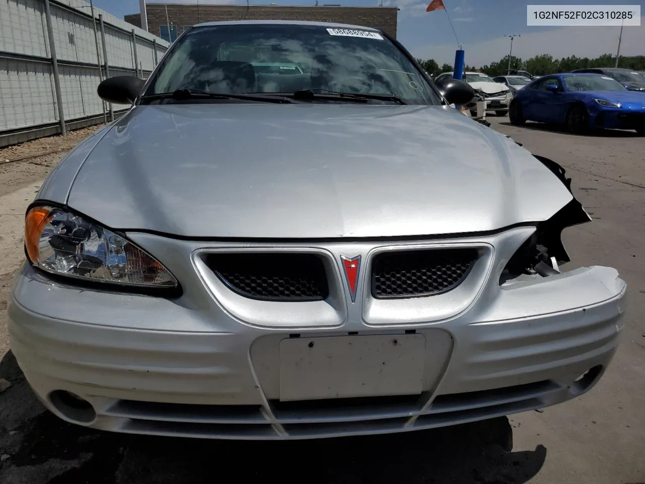 2002 Pontiac Grand Am Se1 VIN: 1G2NF52F02C310285 Lot: 58688954